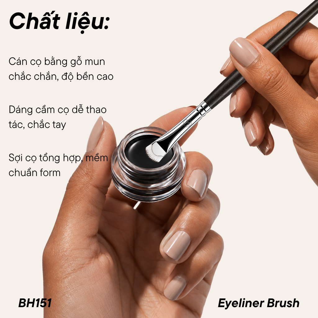 Cọ Kẻ Mắt BH Cosmetics Eyeliner Brush BH151